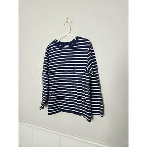 HANNA ANDERSSON Navy Stripe Top